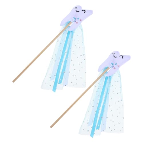 Toddmomy 2 Stück Zahn Zauberstab Fee Zauberstab Bunt Tragbar Party Kostüm Requisite für Mädchen Rollenspiel Aufführungen Festival Toddmomy 2 Stück Zahn Zauberstab Fee Zauberstab Bunt Tragbar Party Kostüm Requisite für Mädchen Rollenspiel Aufführungen Festival von Toddmomy