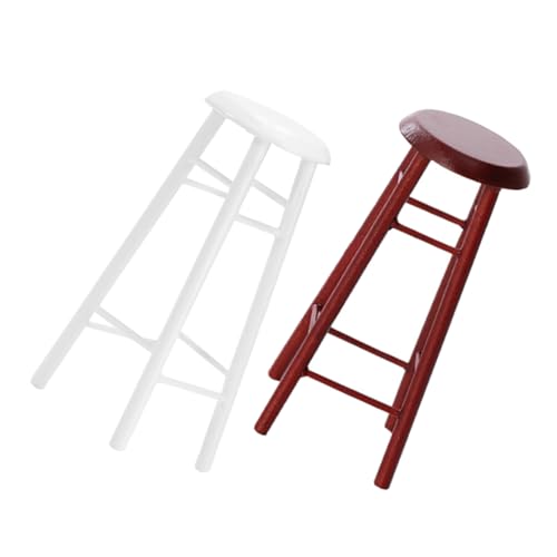 Toddmomy 2 Stücke Miniatur Holz Barhocker Langlebig und Platzsparend Vintage Inspiriert für Puppenhaus DIY Miniatur Küche Wohnzimmer Vielseitige Miniaturstühle Toddmomy 2 Stücke Miniatur Holz Barhocker Langlebig und Platzsparend Vintage Inspiriert für Puppenhaus DIY Miniatur Küche Wohnzimmer Vielseitige Miniaturstühle von Toddmomy