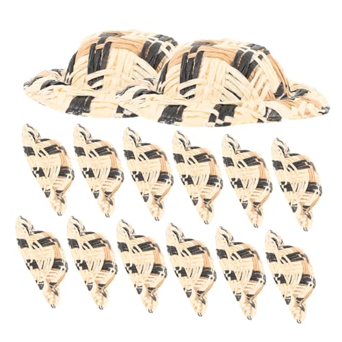 Toddmomy 20 Stück Teiliges Miniatur strohhüte aus Gewebtem Material Kleine Leichte Puppenhüte für DIY Basteln Dekorative Mini Hut Ornamente Langlebig und Hautfreundlich für Puppenhaus und Toddmomy 20 Stück Teiliges Miniatur strohhüte aus Gewebtem Material Kleine Leichte Puppenhüte für DIY Basteln Dekorative Mini Hut Ornamente Langlebig und Hautfreundlich für Puppenhaus und von Toddmomy