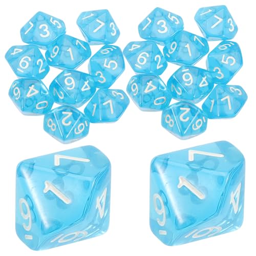 Toddmomy 20 Stück Teiliges Transparentes Zahlenwürfel Brettspiele Matheunterricht und Rollenspiele Langlebige Acryl Würfel in Blau Tischspiele und Lernaktivitäten Toddmomy 20 Stück Teiliges Transparentes Zahlenwürfel Brettspiele Matheunterricht und Rollenspiele Langlebige Acryl Würfel in Blau Tischspiele und Lernaktivitäten von Toddmomy