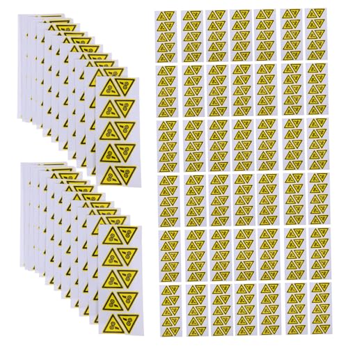 Toddmomy 200stücke Warnschilder Aus Selbstklebende Warnetiketten Mit Gefahrensymbol Hand Warnschild Vorsicht Vor Elektrizität Für Geräte Und Maschinen Toddmomy 200stücke Warnschilder Aus Selbstklebende Warnetiketten Mit Gefahrensymbol Hand Warnschild Vorsicht Vor Elektrizität Für Geräte Und Maschinen von Toddmomy
