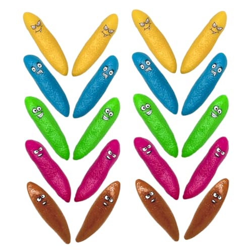 Toddmomy 20Stücke Fingerschleudern Elastisches Lustiges Fingerspielzeug Für Partyspielzeug Kreatives Streichspielzeug Bunten Farben Reinigungsfreundlich Und Wiederverwendbar von Toddmomy