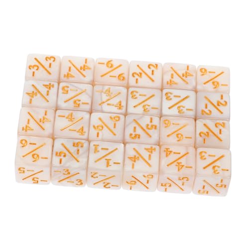 Toddmomy 24 Stück Teiliges Acryl Würfel mit Plus Minus Symbolen Langlebige Gaming Token für Vielseitige Spiel Kartenspiele Zubehör für Brettspiele und Partyspaß Toddmomy 24 Stück Teiliges Acryl Würfel mit Plus Minus Symbolen Langlebige Gaming Token für Vielseitige Spiel Kartenspiele Zubehör für Brettspiele und Partyspaß von Toddmomy