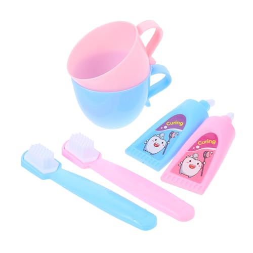 Toddmomy 2Sätze Puppenzubehör für Puppen Zahnbürsten und Zahnpasta für Kreatives Rollenspiel Badezimmer und Puppenhaus Toddmomy 2Sätze Puppenzubehör für Puppen Zahnbürsten und Zahnpasta für Kreatives Rollenspiel Badezimmer und Puppenhaus von Toddmomy