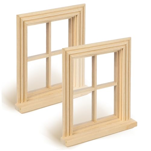 Toddmomy 2 Stück Miniatur Fensterrahmen für Puppenhaus Holz Langlebig 1:12 Maßstab Rustikale Dekoration für Puppenstuben und Spielzeug Toddmomy 2 Stück Miniatur Fensterrahmen für Puppenhaus Holz Langlebig 1:12 Maßstab Rustikale Dekoration für Puppenstuben und Spielzeug von Toddmomy