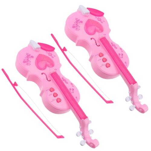 Toddmomy 2Stücke Geigenspielzeug Kreatives Musikinstrument Sicheres und Langlebiges Kunststoffspielzeug für Frühes Musikalisches Lernen Fördert Musikalische Fähigkeiten Toddmomy 2Stücke Geigenspielzeug Kreatives Musikinstrument Sicheres und Langlebiges Kunststoffspielzeug für Frühes Musikalisches Lernen Fördert Musikalische Fähigkeiten von Toddmomy