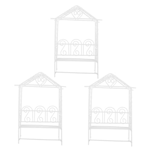 Toddmomy 3 Stück Mikrolandschaftsdekoration Gartenzubehör Puppenhaus-Bogenrahmen DIY Mini-Bogenrahmen Kleine Dollhouse -Ornamente kleine Puppenstubendekoration Feen Miniaturen Weiß Toddmomy 3 Stück Mikrolandschaftsdekoration Gartenzubehör Puppenhaus-Bogenrahmen DIY Mini-Bogenrahmen Kleine Dollhouse -Ornamente kleine Puppenstubendekoration Feen Miniaturen Weiß von Toddmomy