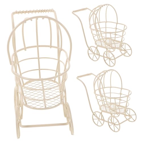 Toddmomy 3 Teiliges Kleines Puppenhaus Zubehör Kleinkind Kinderwagen Babypuppe Buggy Kinderwagen Kinderspielzeug Spielhaus Beige Eisen Toddmomy 3 Teiliges Kleines Puppenhaus Zubehör Kleinkind Kinderwagen Babypuppe Buggy Kinderwagen Kinderspielzeug Spielhaus Beige Eisen von Toddmomy