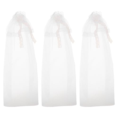 Toddmomy 3-teiliges Puppenhochzeitszubehör: Mini-Puppen-Brautschleier mit Tüll und Spitze für Hochzeitsspiele und dekorative Ankleidekleidung Toddmomy 3-teiliges Puppenhochzeitszubehör: Mini-Puppen-Brautschleier mit Tüll und Spitze für Hochzeitsspiele und dekorative Ankleidekleidung von Toddmomy