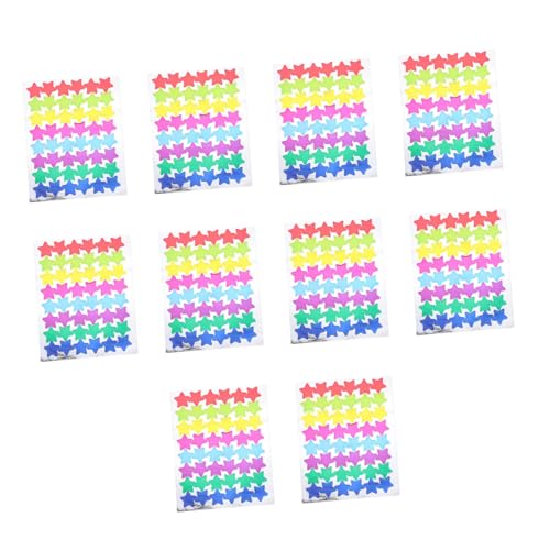 Toddmomy 30 Blatt Bunte Miniatur sternaufkleber aus Aluminiumfolie Selbstklebende Belohnungssticker für Schüler mit Sternen für Schule Basteln und Kinderbelohnung Toddmomy 30 Blatt Bunte Miniatur sternaufkleber aus Aluminiumfolie Selbstklebende Belohnungssticker für Schüler mit Sternen für Schule Basteln und Kinderbelohnung von Toddmomy