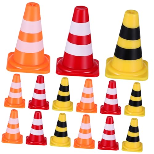 Toddmomy 30 Stück Teiliges Mini Verkehrskegel Lernspielzeug Verkehrszeichen Verkehrsübungen Straßensicherheit Erziehung für Vorschule mit Glatten Kanten und Kompakter Toddmomy 30 Stück Teiliges Mini Verkehrskegel Lernspielzeug Verkehrszeichen Verkehrsübungen Straßensicherheit Erziehung für Vorschule mit Glatten Kanten und Kompakter von Toddmomy