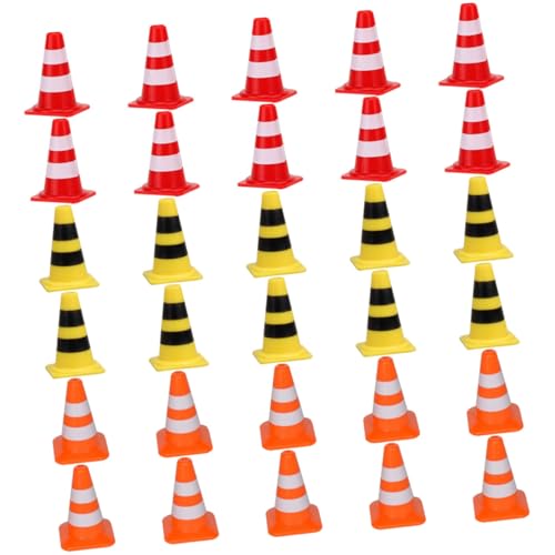 Toddmomy 30 Stück Teiliges Mini Verkehrsschilder Spielset aus Robustem Kunststoff mit Roten Gelben und Orangen Kegeln Pädagogisches Straßensicherheits zur Verkehrserziehung und Toddmomy 30 Stück Teiliges Mini Verkehrsschilder Spielset aus Robustem Kunststoff mit Roten Gelben und Orangen Kegeln Pädagogisches Straßensicherheits zur Verkehrserziehung und von Toddmomy