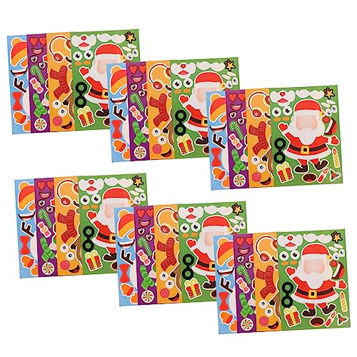 Toddmomy 32 Blatt Teiliges Weihnachts Puzzle Aufkleber für Cartoon Selbstklebend Kreative DIY Deko für Xmas Partys und Geschenkverzierung Toddmomy 32 Blatt Teiliges Weihnachts Puzzle Aufkleber für Cartoon Selbstklebend Kreative DIY Deko für Xmas Partys und Geschenkverzierung von Toddmomy