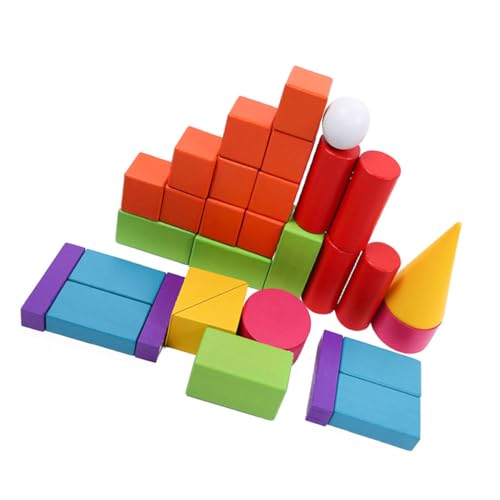 Toddmomy 32 Stück Teiliges Holz Geometrische Formen Lernspielzeug Mathe Modell Pädagogisch Für Formenerkennung Montessori Ab Jahren Toddmomy 32 Stück Teiliges Holz Geometrische Formen Lernspielzeug Mathe Modell Pädagogisch Für Formenerkennung Montessori Ab Jahren von Toddmomy