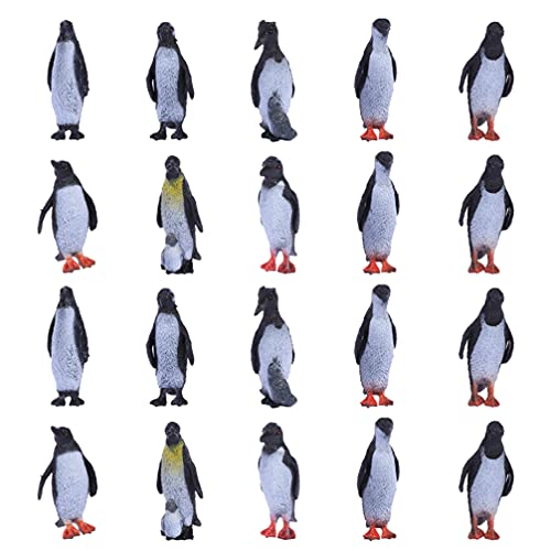 Toddmomy 32Pcs Antarktis Pinguin Modle Penguins Kuchen Topper Tier Figuren Figuren für Kinder Kinder Kleinkind Baby von Toddmomy