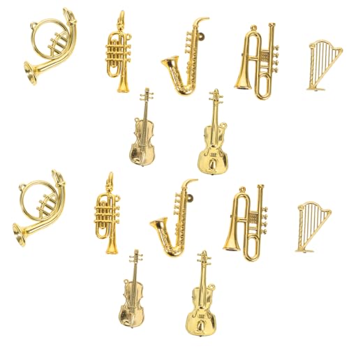 Toddmomy 35 Stück Teiliges Mini-musikinstrumente Set Miniatur Violine Klavier Trompete Saxophon Gitarre Kompakte Miniaturen für Puppenhaus Dekoration Kindgerecht für Sammler und Festliche Toddmomy 35 Stück Teiliges Mini-musikinstrumente Set Miniatur Violine Klavier Trompete Saxophon Gitarre Kompakte Miniaturen für Puppenhaus Dekoration Kindgerecht für Sammler und Festliche von Toddmomy