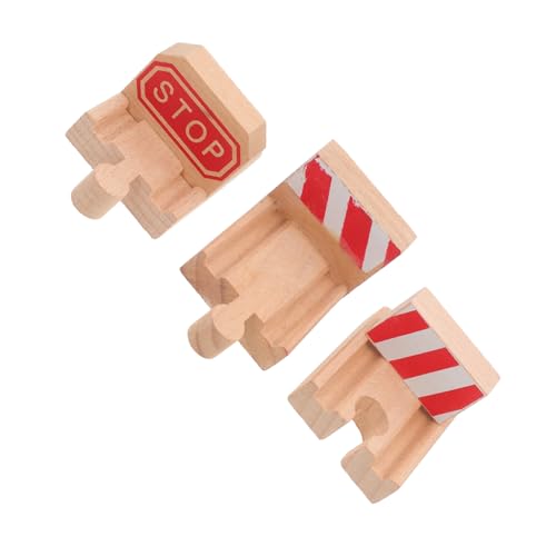 Toddmomy 3Stücke Holzeisenbahn Zubehör Teiliges Holz Gleis Erweiterung für Schienenspielzeug Stop Gleis Gleis Weißes Stop Gleis Kompatibel mit Holzeisenbahnsystemen Toddmomy 3Stücke Holzeisenbahn Zubehör Teiliges Holz Gleis Erweiterung für Schienenspielzeug Stop Gleis Gleis Weißes Stop Gleis Kompatibel mit Holzeisenbahnsystemen von Toddmomy