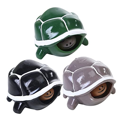 Toddmomy 3Stücke Teiliges Quetschspielzeug Schildkröte Stressabbau Tiere Für Partybevorzugungen Und Klassenraumspielzeug Flexibles Und Langlebiges Entspannungsspielzeug Bunten Farben von Toddmomy