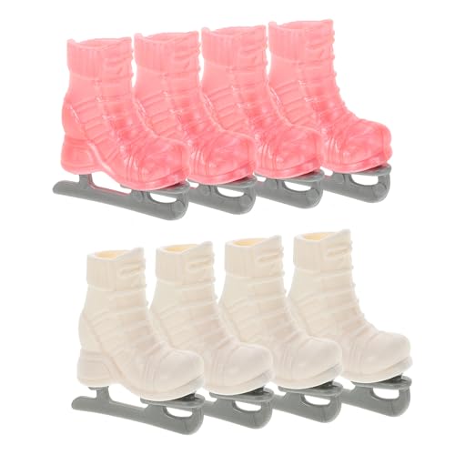 Toddmomy 4 Paar Puppen Rollschuhe Kleiner Spielzeug für Puppen Selbstgemacht Rollschuhmodelle Puppenhaus Zubehör Langlebige Kunststoff Dekoration Toddmomy 4 Paar Puppen Rollschuhe Kleiner Spielzeug für Puppen Selbstgemacht Rollschuhmodelle Puppenhaus Zubehör Langlebige Kunststoff Dekoration von Toddmomy