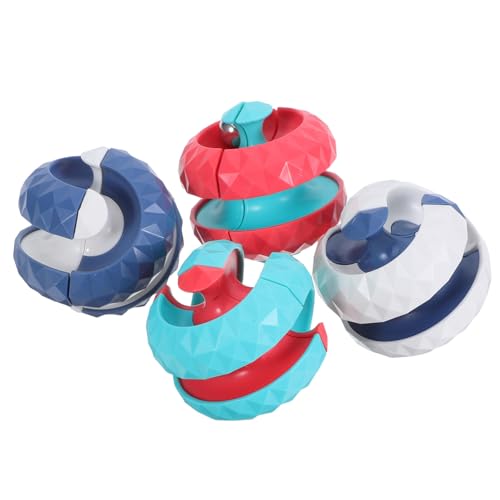 Toddmomy 4 Stück Kugel-Puzzle mit Rotierendem Perlen-Track Tragbar Fördert Hand-Auge-koordination und Entspannt Erwachsene Büro Zuhause Reise Toddmomy 4 Stück Kugel-Puzzle mit Rotierendem Perlen-Track Tragbar Fördert Hand-Auge-koordination und Entspannt Erwachsene Büro Zuhause Reise von Toddmomy