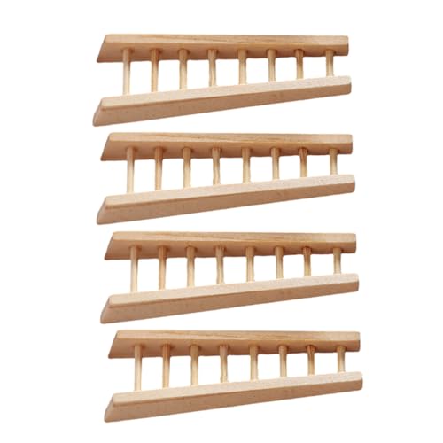 Toddmomy 4 Stück Maßstab Miniatur Puppenhaus Treppe DIY Möbel Zubehör für Kleine Landschaften und Puppenhaus Dekoration Vielseitig Einsetzbare Miniaturleiter aus Holz Toddmomy 4 Stück Maßstab Miniatur Puppenhaus Treppe DIY Möbel Zubehör für Kleine Landschaften und Puppenhaus Dekoration Vielseitig Einsetzbare Miniaturleiter aus Holz von Toddmomy