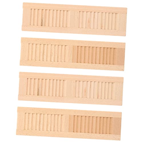 Toddmomy 4 Stück Miniatur Jalousien Teiliges für Puppenhaus Möbel Langlebige Realistische Fensterläden Dekoration für Puppenhaus Schlafzimmer und Spielzimmer Toddmomy 4 Stück Miniatur Jalousien Teiliges für Puppenhaus Möbel Langlebige Realistische Fensterläden Dekoration für Puppenhaus Schlafzimmer und Spielzimmer von Toddmomy