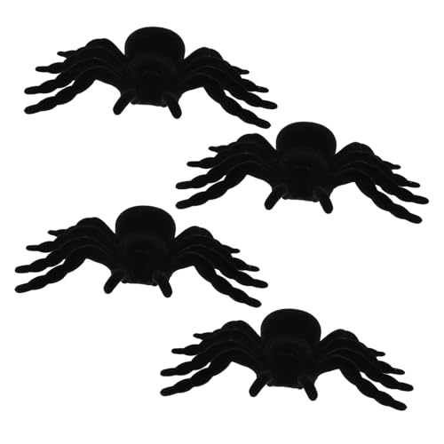 Toddmomy 4 Stück Teiliges Halloween Spinnen Große Schwarze Gruselige Deko für Innen Außen Wiederverwendbar Schaurige Party-Dekoration für Halloween Trick Toddmomy 4 Stück Teiliges Halloween Spinnen Große Schwarze Gruselige Deko für Innen Außen Wiederverwendbar Schaurige Party-Dekoration für Halloween Trick von Toddmomy