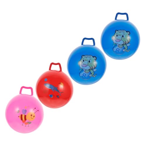 Toddmomy 4 Stück Teiliges Hüpfbälle mit Griff Aufblasbar Robust für Outdoor Indoor Balance Training für Mädchen Jungen Toddmomy 4 Stück Teiliges Hüpfbälle mit Griff Aufblasbar Robust für Outdoor Indoor Balance Training für Mädchen Jungen von Toddmomy
