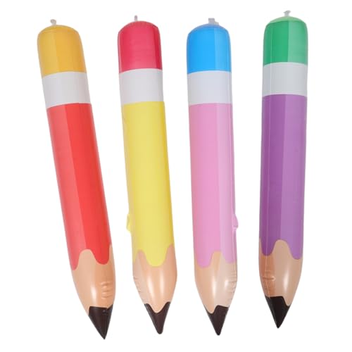 Toddmomy 4 Stück Teiliges Riesiger Pvc-aufblasbarer Buntstifte Leuchtende Schuldeko für Robuste Partyballons für Klassenzimmer Einschulung und Abschlussfeier Langlebige Toddmomy 4 Stück Teiliges Riesiger Pvc-aufblasbarer Buntstifte Leuchtende Schuldeko für Robuste Partyballons für Klassenzimmer Einschulung und Abschlussfeier Langlebige von Toddmomy