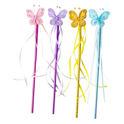 Toddmomy 4 Stück Teiliges Schmetterlings feenstab mit Bunten Bändern Zauberhafte Mädchen Magische Feenstäbe für Karneval Feenkostüm und Kindergeburtstag Farbenfrohe Prinzessinnen in Blau Toddmomy 4 Stück Teiliges Schmetterlings feenstab mit Bunten Bändern Zauberhafte Mädchen Magische Feenstäbe für Karneval Feenkostüm und Kindergeburtstag Farbenfrohe Prinzessinnen in Blau von Toddmomy