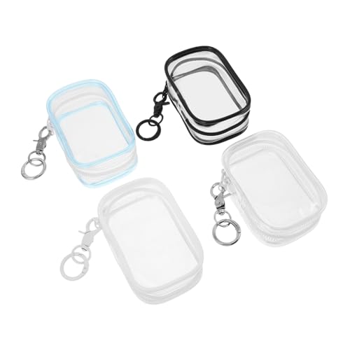 Toddmomy 4 Stück Teiliges Transparentes PVC Sammelfiguren-Display mit Schlüsselanhänger wasserdichte Kleine Aufbewahrungstasche für Puppen Tragbar und Kompakt für Unterwegs in Dunkel Blau Toddmomy 4 Stück Teiliges Transparentes PVC Sammelfiguren-Display mit Schlüsselanhänger wasserdichte Kleine Aufbewahrungstasche für Puppen Tragbar und Kompakt für Unterwegs in Dunkel Blau von Toddmomy