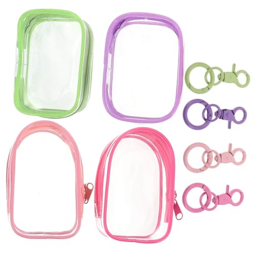 Toddmomy 4 Stück Transparente Mini Figuren Displaytasche mit Schlüsselanhänger Tragbare Aufbewahrungstasche für Sammelfiguren Leichte Staubdichte Mini Pouch für Reisen und Alltag Toddmomy 4 Stück Transparente Mini Figuren Displaytasche mit Schlüsselanhänger Tragbare Aufbewahrungstasche für Sammelfiguren Leichte Staubdichte Mini Pouch für Reisen und Alltag von Toddmomy