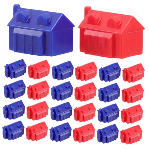 Toddmomy 40 Stück Teiliges Brettspielzubehör Kunststoff Miniatur Häuser Hotels Ersatzteile für Brettspiele Rot Blau Robust für Familie und Gesellige Spielrunden Toddmomy 40 Stück Teiliges Brettspielzubehör Kunststoff Miniatur Häuser Hotels Ersatzteile für Brettspiele Rot Blau Robust für Familie und Gesellige Spielrunden von Toddmomy
