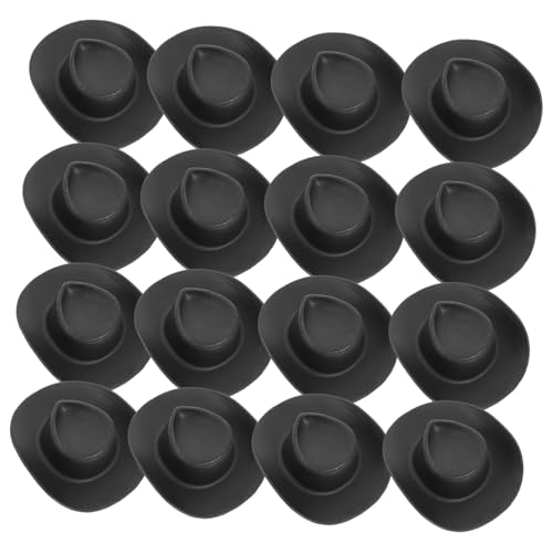 Toddmomy 40 Stück Teiliges Miniatur Cowboyhut aus Schwarzem Kunststoff Kleine Mini Hüte für Puppenhaus Deko DIY Party Zubehör Wiederverwendbar und Sicher zum Verkleiden und Basteln Toddmomy 40 Stück Teiliges Miniatur Cowboyhut aus Schwarzem Kunststoff Kleine Mini Hüte für Puppenhaus Deko DIY Party Zubehör Wiederverwendbar und Sicher zum Verkleiden und Basteln von Toddmomy