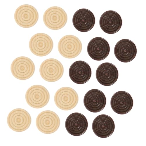 Toddmomy 48 Stück Teiliges Holzspielset Runde Holz-schachfiguren Ersatzteile Stapelbare Brettspiel-Chips Vielseitig für Lernspiele Camping Gartenreisen Toddmomy 48 Stück Teiliges Holzspielset Runde Holz-schachfiguren Ersatzteile Stapelbare Brettspiel-Chips Vielseitig für Lernspiele Camping Gartenreisen von Toddmomy