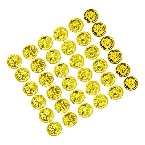 Toddmomy 48Stücke Piratenspielzeug Münzen für Kinder Wiederverwendbare Plastikmünzen für Piratenparty Spielgeld für Schatzsuche und Rollenspiele Toddmomy 48Stücke Piratenspielzeug Münzen für Kinder Wiederverwendbare Plastikmünzen für Piratenparty Spielgeld für Schatzsuche und Rollenspiele von Toddmomy