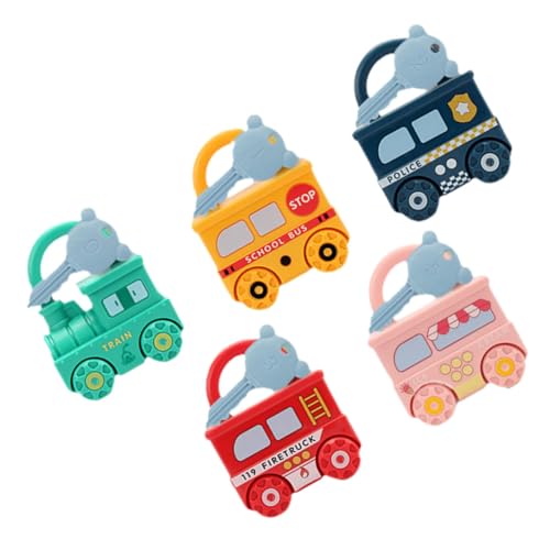 Toddmomy 5 Stück Montessori Lernspielzeug Teiliges Motorikspielzeug mit Schloss und Schlüssel Fördert Feinmotorik und Zuordnungsfähigkeit Sicheres Kunststoffspielzeug für Kleinkinder Ab Toddmomy 5 Stück Montessori Lernspielzeug Teiliges Motorikspielzeug mit Schloss und Schlüssel Fördert Feinmotorik und Zuordnungsfähigkeit Sicheres Kunststoffspielzeug für Kleinkinder Ab von Toddmomy