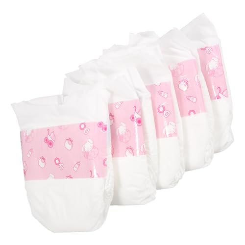 Toddmomy 5 Stück Puppenwindeln für Babypuppen, Wiederverwendbare Windeln, zum Rollenspiel, Mehrfarbig, Passend für 12 bis 15 Zoll Große Spielzeuge Toddmomy 5 Stück Puppenwindeln für Babypuppen, Wiederverwendbare Windeln, zum Rollenspiel, Mehrfarbig, Passend für 12 bis 15 Zoll Große Spielzeuge von Toddmomy