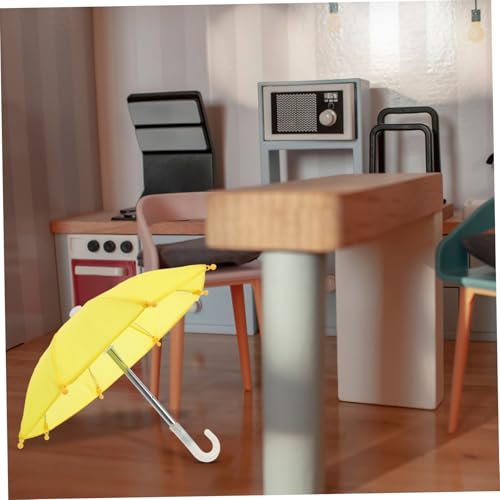 Toddmomy 5 Stück Teiliges Farbige Puppenhaus Dekoration Realistisch Gestaltete Mini schirme in Gelb Blau Grün Violett Weiß Geeignet als Miniaturmöbel zubehör Toddmomy 5 Stück Teiliges Farbige Puppenhaus Dekoration Realistisch Gestaltete Mini schirme in Gelb Blau Grün Violett Weiß Geeignet als Miniaturmöbel zubehör von Toddmomy