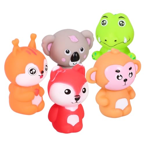 Toddmomy 5 Stück Teiliges Fingerpuppen PVC Bunte Tierfiguren für Interaktives für Rollenspiele und Frühkindliche Bildung Lebendige Handpuppen für Kreatives Erzählen Toddmomy 5 Stück Teiliges Fingerpuppen PVC Bunte Tierfiguren für Interaktives für Rollenspiele und Frühkindliche Bildung Lebendige Handpuppen für Kreatives Erzählen von Toddmomy