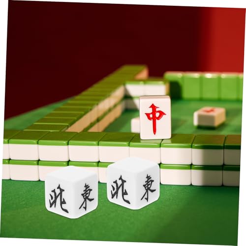 Toddmomy 5 Stück Teiliges Mahjong Würfel aus Robustem Acryl mit Windrichtungen Ost Süd West Nord Kompakt und Leicht Runde Ecken für Angenehmes Spielgefühl als Partyzubehör für Brettspiele Toddmomy 5 Stück Teiliges Mahjong Würfel aus Robustem Acryl mit Windrichtungen Ost Süd West Nord Kompakt und Leicht Runde Ecken für Angenehmes Spielgefühl als Partyzubehör für Brettspiele von Toddmomy