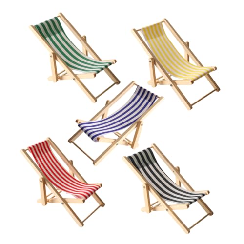 Toddmomy 5 Stück Teiliges Miniatur Faltbarer Strandstuhl aus Holz und Stoff Leichter Puppenstuhl für DIY Puppenhaus Tragbar Realistische Mini Garten und Dekorationsmöbel Toddmomy 5 Stück Teiliges Miniatur Faltbarer Strandstuhl aus Holz und Stoff Leichter Puppenstuhl für DIY Puppenhaus Tragbar Realistische Mini Garten und Dekorationsmöbel von Toddmomy