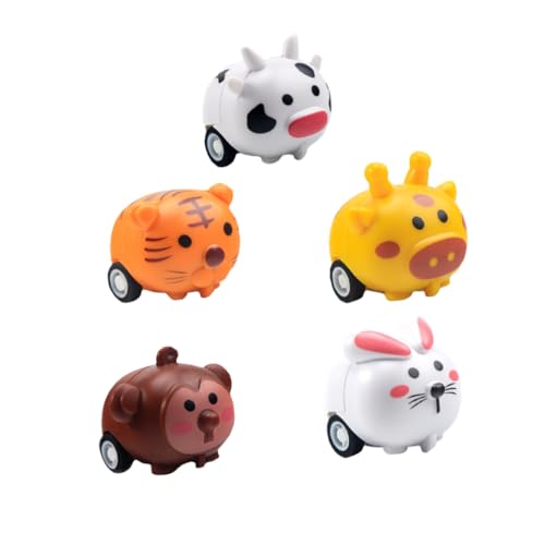 Toddmomy 5 Stück Teiliges Rückziehfahrzeuge mit Niedlichen Tiermotiven Farbenfrohe Reibungsautos für Kleinkinder Pädagogisches Motorik und Wahrnehmung als für Jungen und Mädchen Toddmomy 5 Stück Teiliges Rückziehfahrzeuge mit Niedlichen Tiermotiven Farbenfrohe Reibungsautos für Kleinkinder Pädagogisches Motorik und Wahrnehmung als für Jungen und Mädchen von Toddmomy