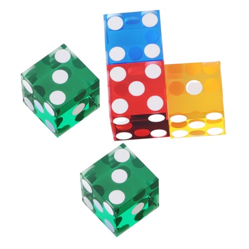 Toddmomy 5 Stück Teiliges Transparent mit Klaren Punkten Rechtwinklige Ecken Robuste Spielwürfel für Party Bar und Brettspiele Lustige Würfel für Unterhaltung und Zufällige Zufällige Farbe Toddmomy 5 Stück Teiliges Transparent mit Klaren Punkten Rechtwinklige Ecken Robuste Spielwürfel für Party Bar und Brettspiele Lustige Würfel für Unterhaltung und Zufällige Zufällige Farbe von Toddmomy
