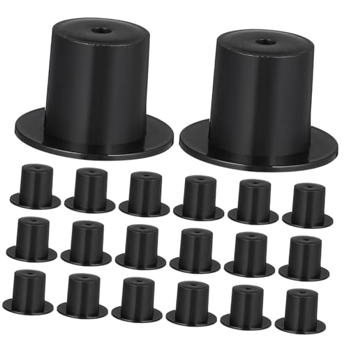 Toddmomy 50 Stück Mini Kunststoff Hüte Schwarz Leichte Filzhutähnliche Handwerksdeko für Schneemann und Party Kleine Puppenhüte für DIY Bastelprojekte und Weihnachtsfeier Toddmomy 50 Stück Mini Kunststoff Hüte Schwarz Leichte Filzhutähnliche Handwerksdeko für Schneemann und Party Kleine Puppenhüte für DIY Bastelprojekte und Weihnachtsfeier von Toddmomy