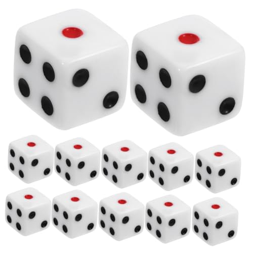 Toddmomy 50 Stück Teiliges Acryl Würfelspiel Zubehör Sechseitige Würfel Leichte Spielwürfel für Brettspiele Party Unterhaltung Zuhause und Unterwegs Toddmomy 50 Stück Teiliges Acryl Würfelspiel Zubehör Sechseitige Würfel Leichte Spielwürfel für Brettspiele Party Unterhaltung Zuhause und Unterwegs von Toddmomy