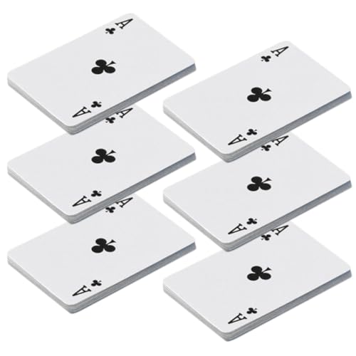 Toddmomy 6 Sätze Miniatur Poker Karten Kleines Spielkartenset mit Detailreicher Verarbeitung und Dekorativem Design als Mini Spielkarten für Puppenhaus Reise Familienspiele Toddmomy 6 Sätze Miniatur Poker Karten Kleines Spielkartenset mit Detailreicher Verarbeitung und Dekorativem Design als Mini Spielkarten für Puppenhaus Reise Familienspiele von Toddmomy