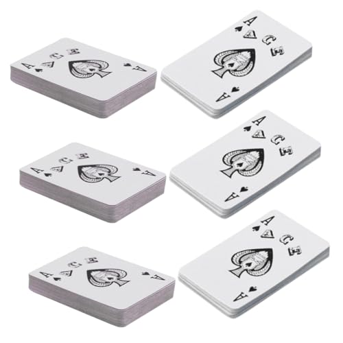 Toddmomy 6 Sätze Miniatur Spielkarten Kunststoff Reise Kartenspiel Party Kleine Spielkarten Kit für Puppenhaus Dekoration und Unterhaltung Toddmomy 6 Sätze Miniatur Spielkarten Kunststoff Reise Kartenspiel Party Kleine Spielkarten Kit für Puppenhaus Dekoration und Unterhaltung von Toddmomy