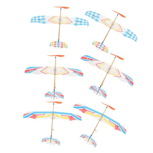 Toddmomy 6 Stück Kleine Gummiband Flugzeugmodelle Leichte Segelflugzeuge aus Outdoor für Fördert Hand Auge Koordination und Motorische Fähigkeiten Toddmomy 6 Stück Kleine Gummiband Flugzeugmodelle Leichte Segelflugzeuge aus Outdoor für Fördert Hand Auge Koordination und Motorische Fähigkeiten von Toddmomy