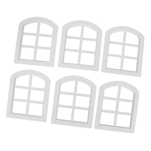 Toddmomy 6 Stück Maßstab Stilvolle Kleine Fensterrahmen für DIY Puppenhausmöbel Natürliche Holzoptik Passend für Verschiedene Einrichtungsstile Toddmomy 6 Stück Maßstab Stilvolle Kleine Fensterrahmen für DIY Puppenhausmöbel Natürliche Holzoptik Passend für Verschiedene Einrichtungsstile von Toddmomy